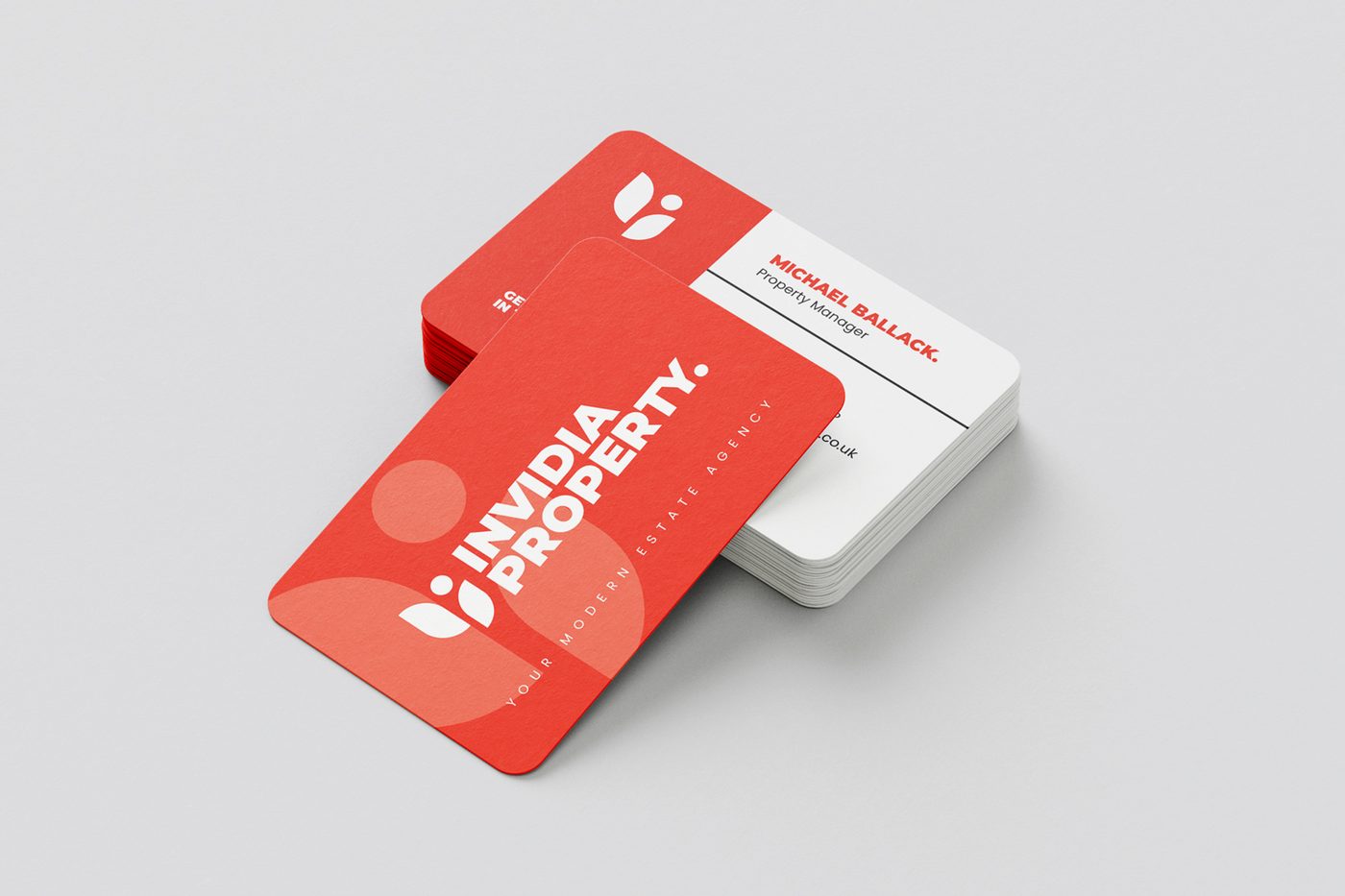 Rounded Corner Business Cards example 1