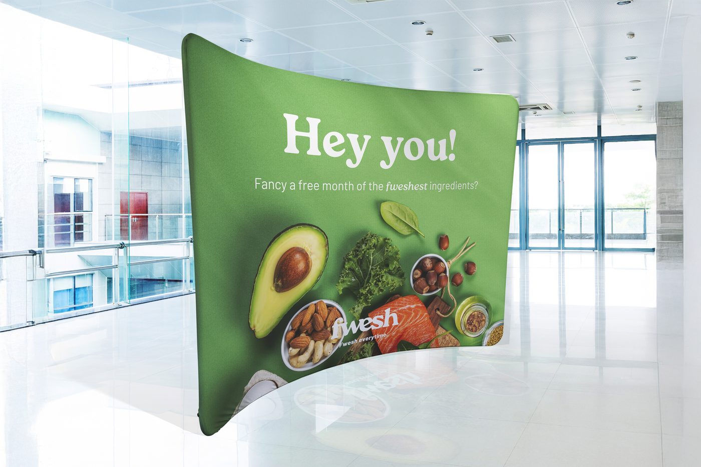 Curved Stretch Fabric Displays